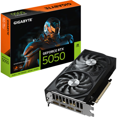 Gigabyte NVIDIA GeForce RTX 5050 WINDFORCE OC V2 8GB Graphics Card