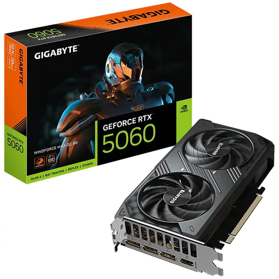 Gigabyte NVIDIA GeForce RTX 5060 WINDFORCE MAX OC 8GB GDDR7 Graphics Card
