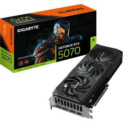 Gigabyte NVIDIA GeForce RTX 5070 WINDFORCE OC 12GB GDDR7 Graphics Card