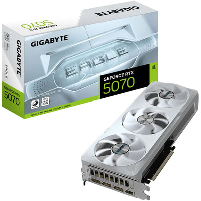 Gigabyte NVIDIA GeForce RTX 5070 Eagle OC ICE 12GB GDDR7 Graphics Card
