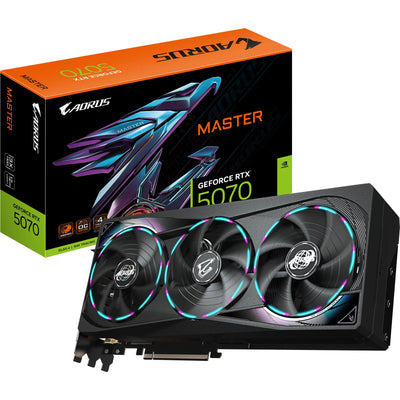 Gigabyte NVIDIA GeForce RTX 5070 Aorus Master 12GB GDDR7 Graphics Card