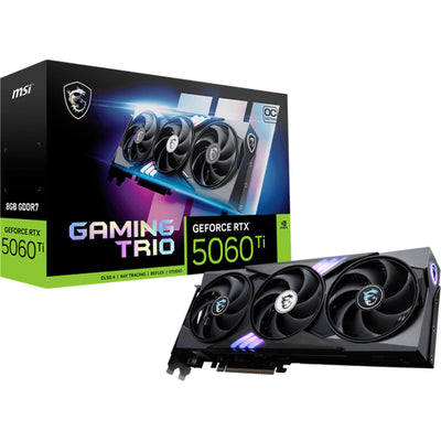 MSI NVIDIA GeForce RTX 5060 Ti 8G GAMING TRIO OC 8GB GDDR7 Graphics Card