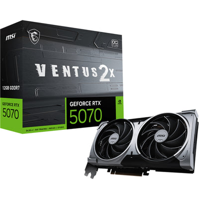 MSI NVIDIA GeForce RTX 5070 VENTUS  2X OC 12GB GDDR7 Graphics Card