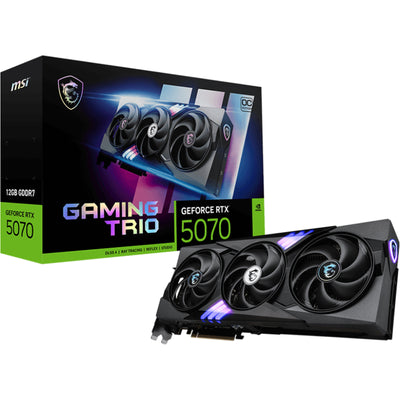 MSI NVIDIA GeForce RTX 5070 GAMING TRIO OC 12GB GDDR7 Graphics Card