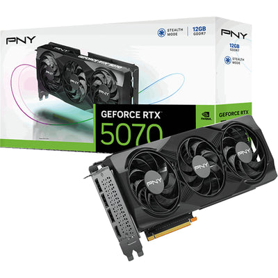 PNY NVIDIA GeForce RTX 5070 12GB GDDR7 Graphics Card