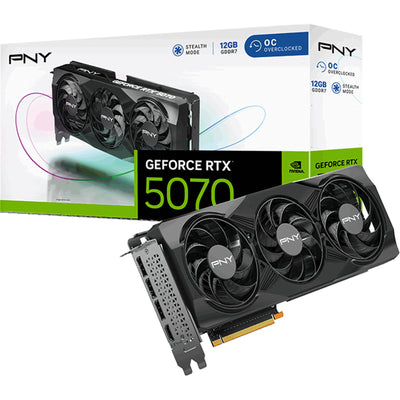PNY NVIDIA GeForce RTX 5070 OC 12GB GDDR7 Graphics Card