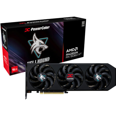 Powercolor Hellhound AMD Radeon RX 9060 XT 16GB GDDR6 Graphics Card