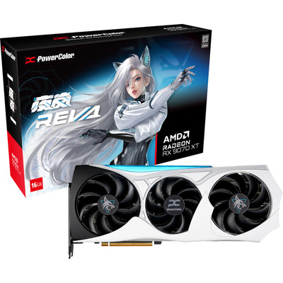 Powercolor Hellhound AMD Radeon RX 9070 XT Reva Edition 16GB GDDR6 Graphics Card