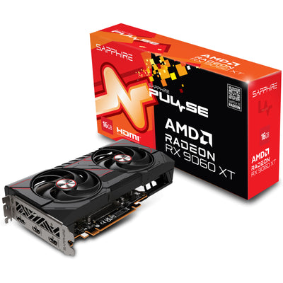 Sapphire PULSE AMD Radeon RX 9060 XT Gaming 16GB GDDR6 Graphics Card