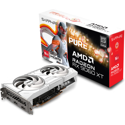 Sapphire PURE AMD Radeon RX 9060 XT Gaming 16GB GDDR6 Graphics Card