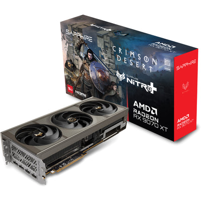 Sapphire NITRO+ AMD Radeon RX 9070 XT Gaming OC CRIMSON DESERT VERSION 16GB GDDR6 Graphics Card