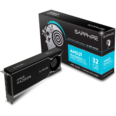 Sapphire AMD Radeon AI PRO R9700 32GB GDDR6 Graphics Card