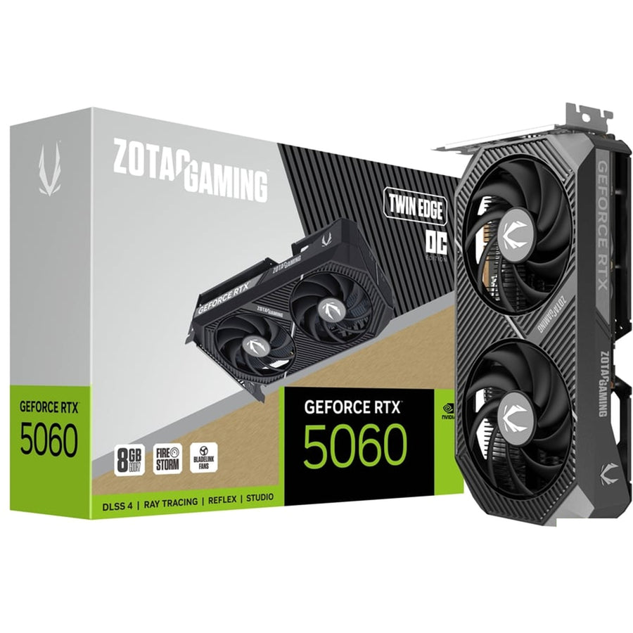 Zotac NVIDIA GeForce RTX 5060 TWIN Edge OC 8GB GDDR7 Graphics Card