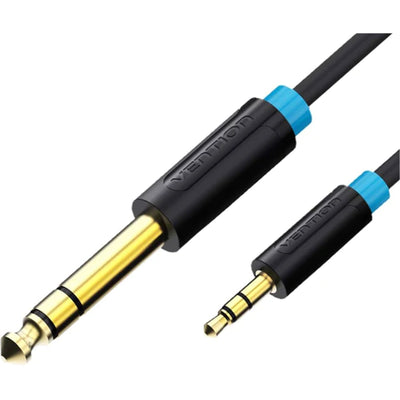 Vention 3.5mm TRS Male to 6.35mm Male Audio Cable 2M Black