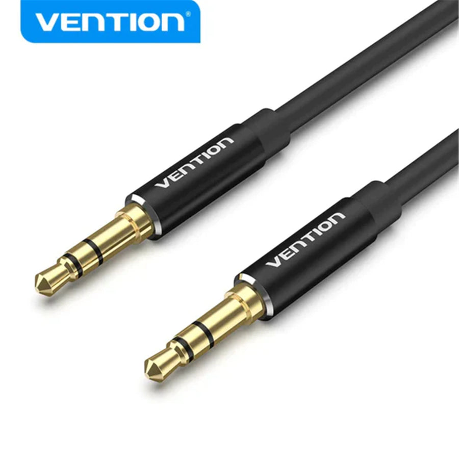 Vention BAXBJ 3,5mm Audio-Kabel Stecker auf Stecker – 5m – Schwarz