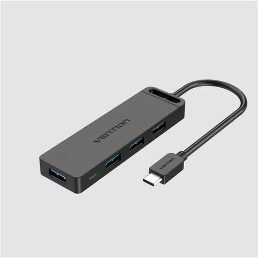 Vention TGKBB 5-in-1 USB-C Hub - Schwarz