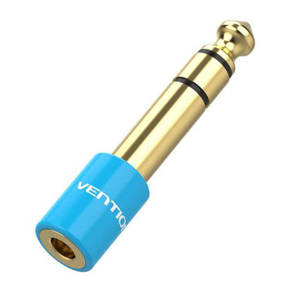 Vention VAB-S01-L 6.35mm Male to 3.5mm Female Audio Adapter Blue Aluminum Alloy Type