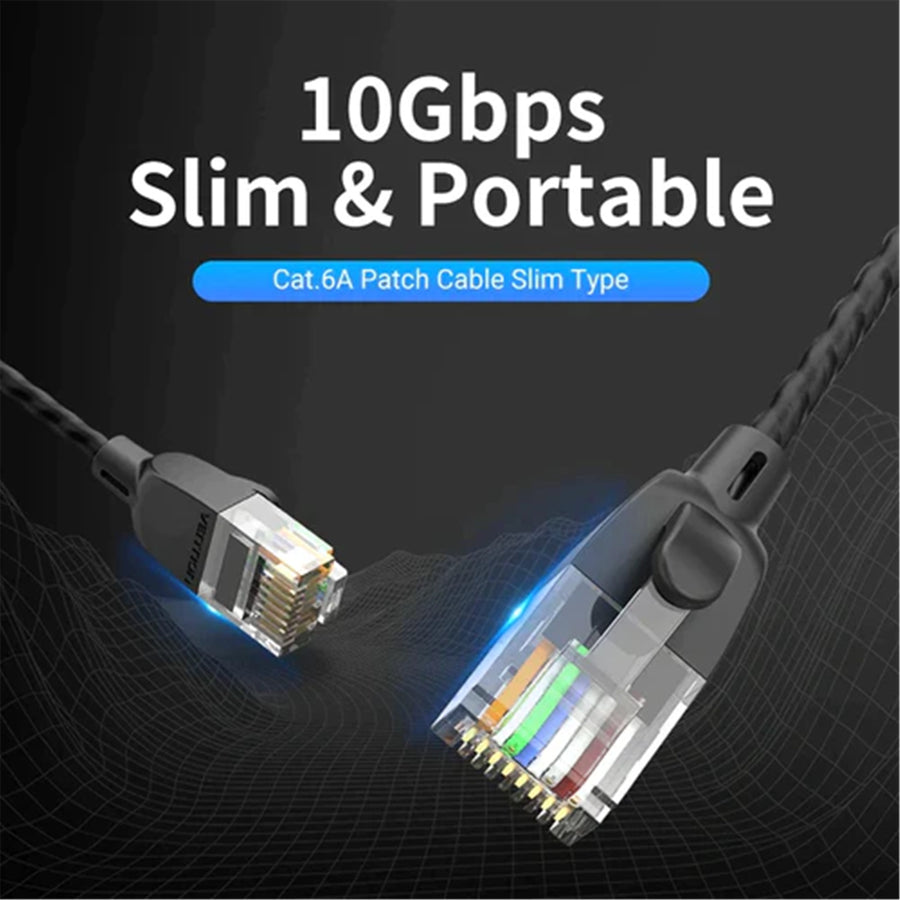 Vention CAT6a UTP Patch Cord Cable 1.5M Black