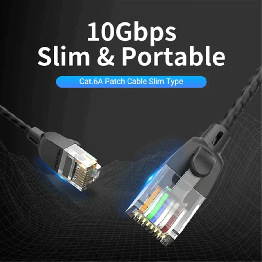 Vention CAT6a UTP Patch Cord Cable 5M Black