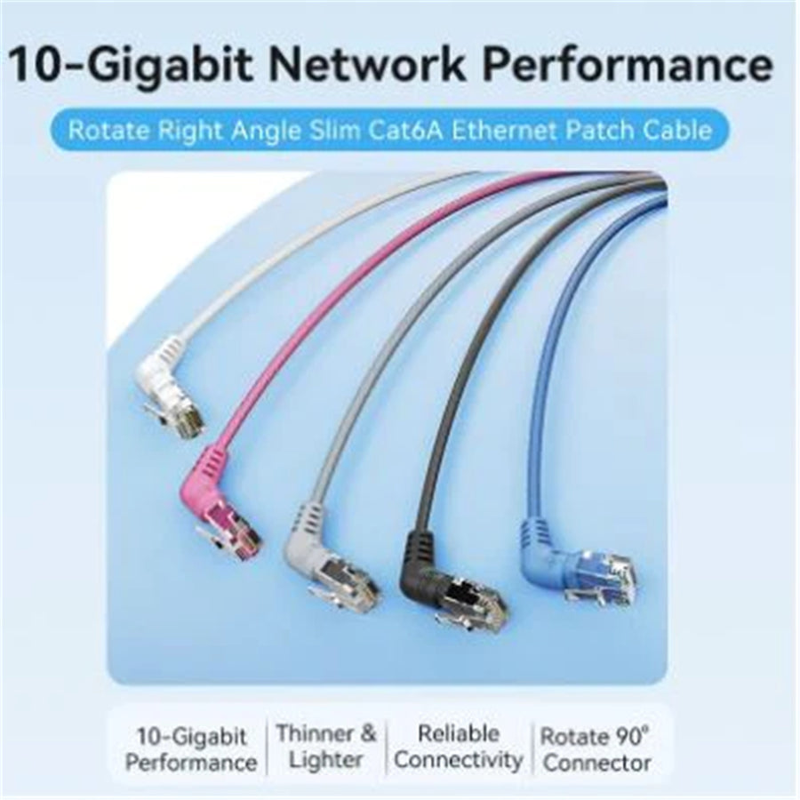 Vention  IBOBH Cat6A UTP Patch Cable - 2m - Black