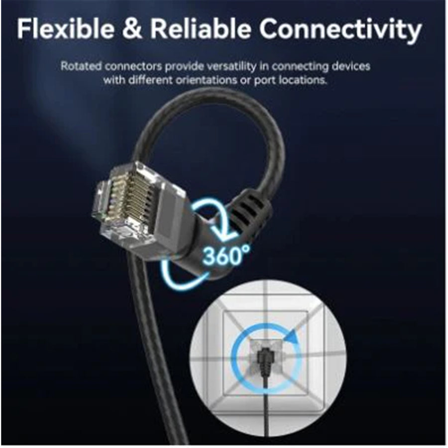 Vention  IBOBH Cat6A UTP Patch Cable - 2m - Black