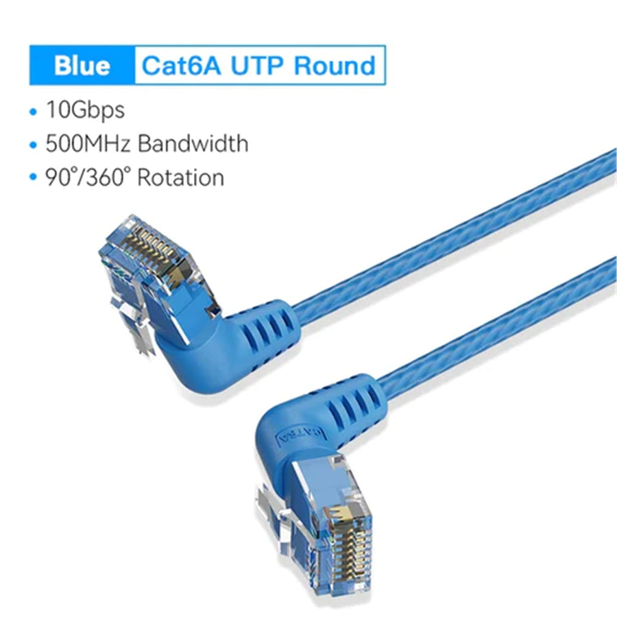Vention  IBOLI Cat6A UTP Patch Cable - 3m - Blue
