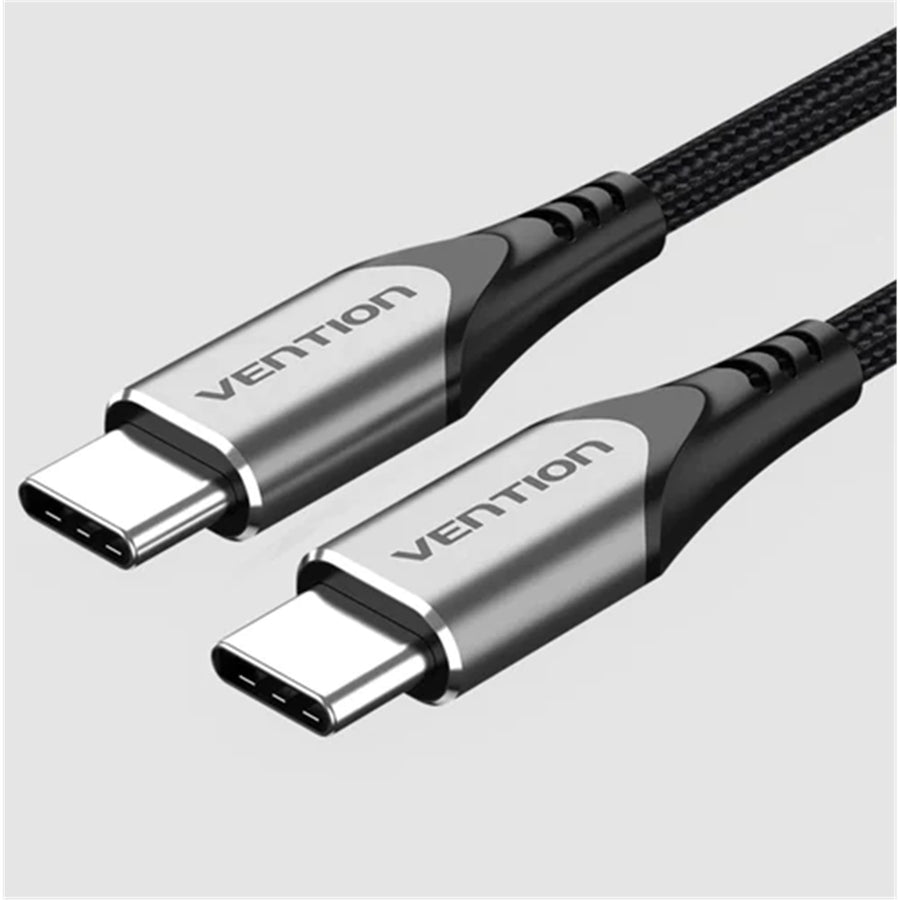 Vention USB 2.0 C Male to C Male Cable 1M Gray Aluminum Alloy Type