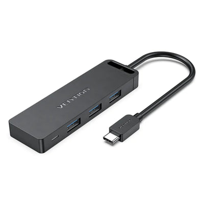 Vention USB-C to USB 3.0*3/USB-C(Gen1)/Micro-B HUB 0.15M Black ABS Type