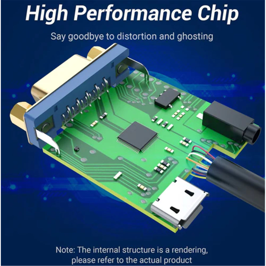 Vention HDMI to VGA Converter 0.15M Black