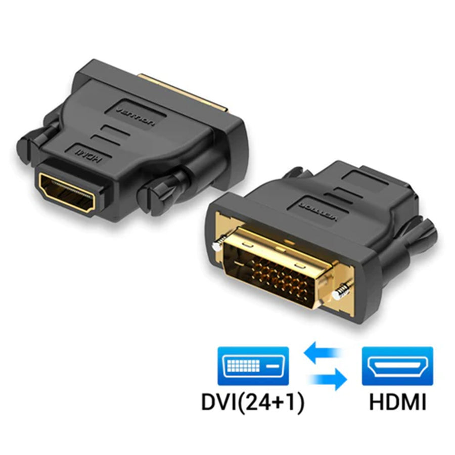 Vention HDMI Female to DVI (24+1) Male Adapter Black