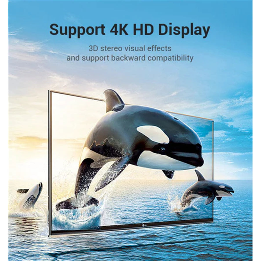 Vention HDMI 270 Degree Male to Female Adapter Black