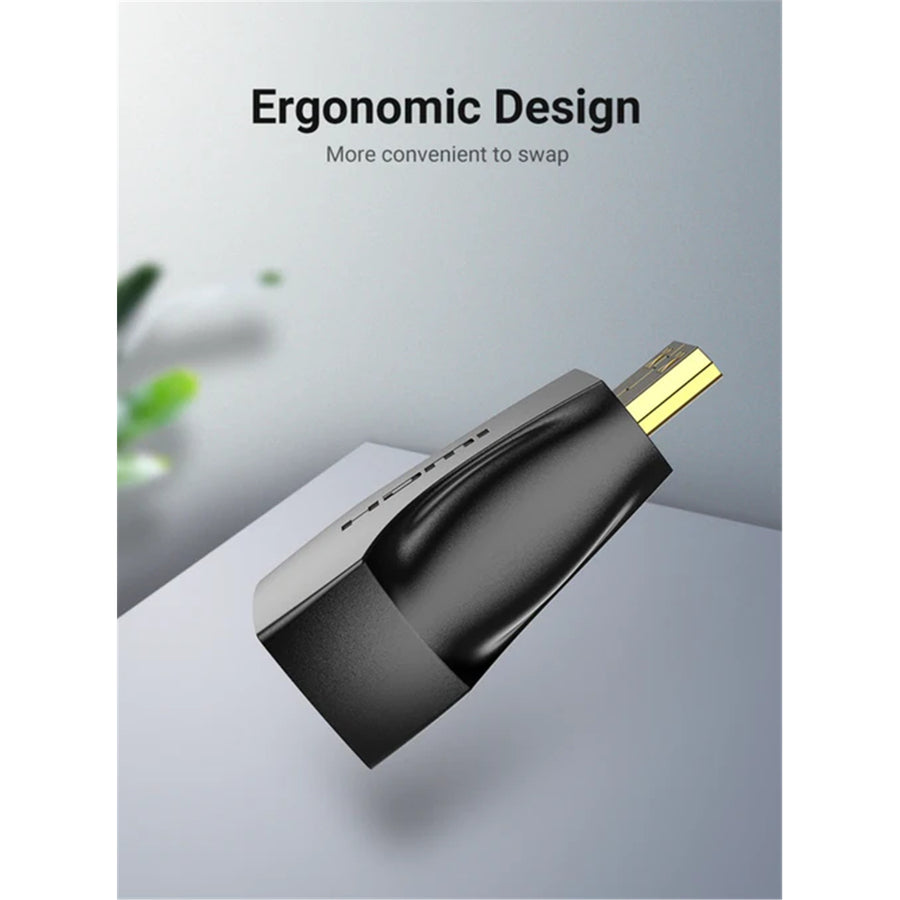 Vention Mini HDMI Male to HDMI Female Adapter Black