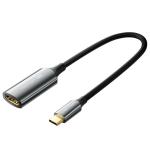 VEN-CREBC - Vention Baumwollgeflecht USB-C zu HDMI 4K Konverter 0.25M Schwarz Zinklegierung Typ