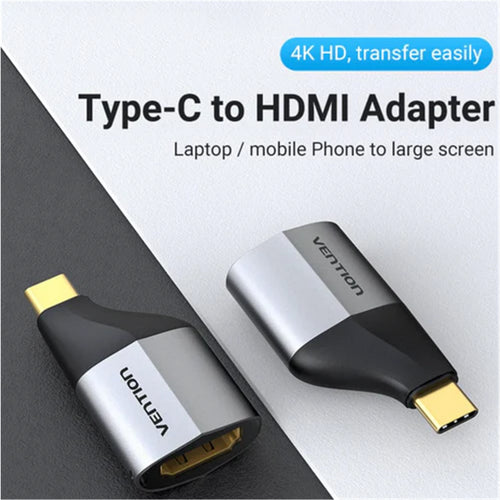 Vention TCAH0  Type-C to HDMI Adapter Gray Alloy Type