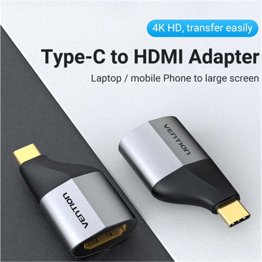 Vention TCAH0  Type-C to HDMI Adapter Gray Alloy Type
