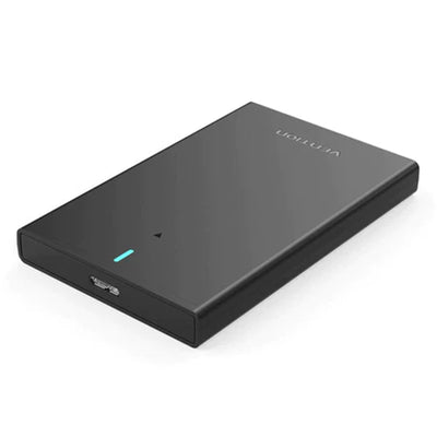 Vention KPAB0 2.5" SATA (USB 3.0 Micro-B) Hard Drive Enclosure - Black
