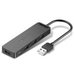 VEN-CHMBB - Vention 4-Port USB 2.0 Hub With Power Delivery 0.15M Black