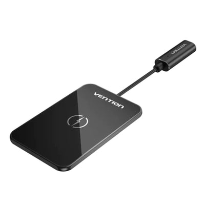 Vention Wireless Charger 15W Ultra-thin Mirrored Surface Type 0.05M Black