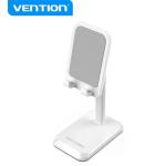 VEN-KCQW0 - Vention Height Adjustable Desktop Cell Phone Stand White Aluminum Alloy Type