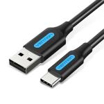 VEN-COKBI - Vention USB 2.0 A-Stecker auf C-Stecker 3A Kabel 3M Schwarz