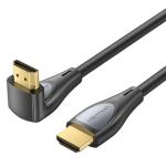 VEN-ALRBH - Vention HDMI-A Male to Male 4K HD Right Angle Cable 90 Degree 2M Black