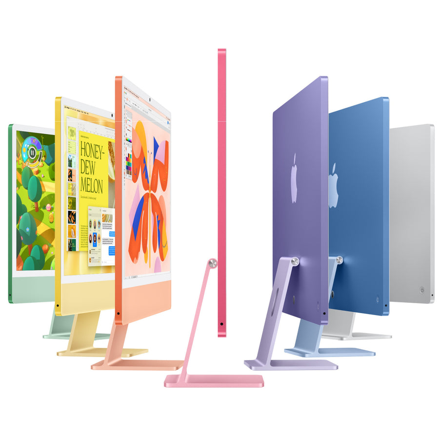 MWUE3X/A - Apple 24" iMac 4.5K: M4 chip 8C CPU 8C GPU, 16GB, 256GB SSD - Green