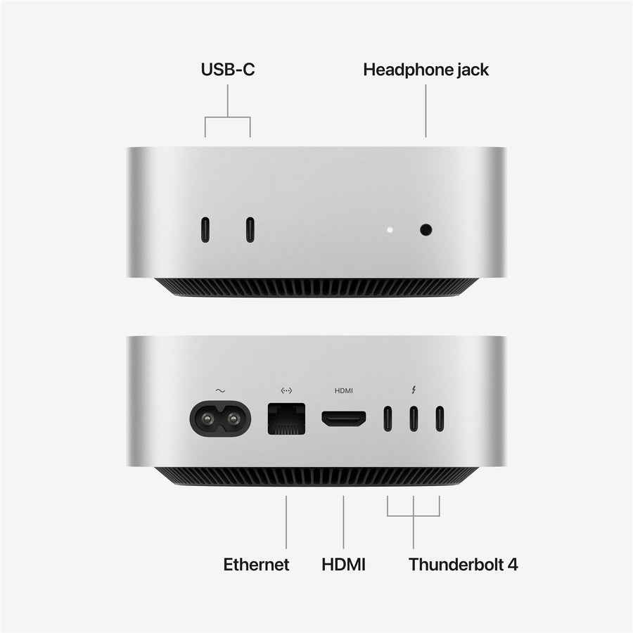 Apple Mac mini (M6, 24GB, 512GB SSD) – Silver