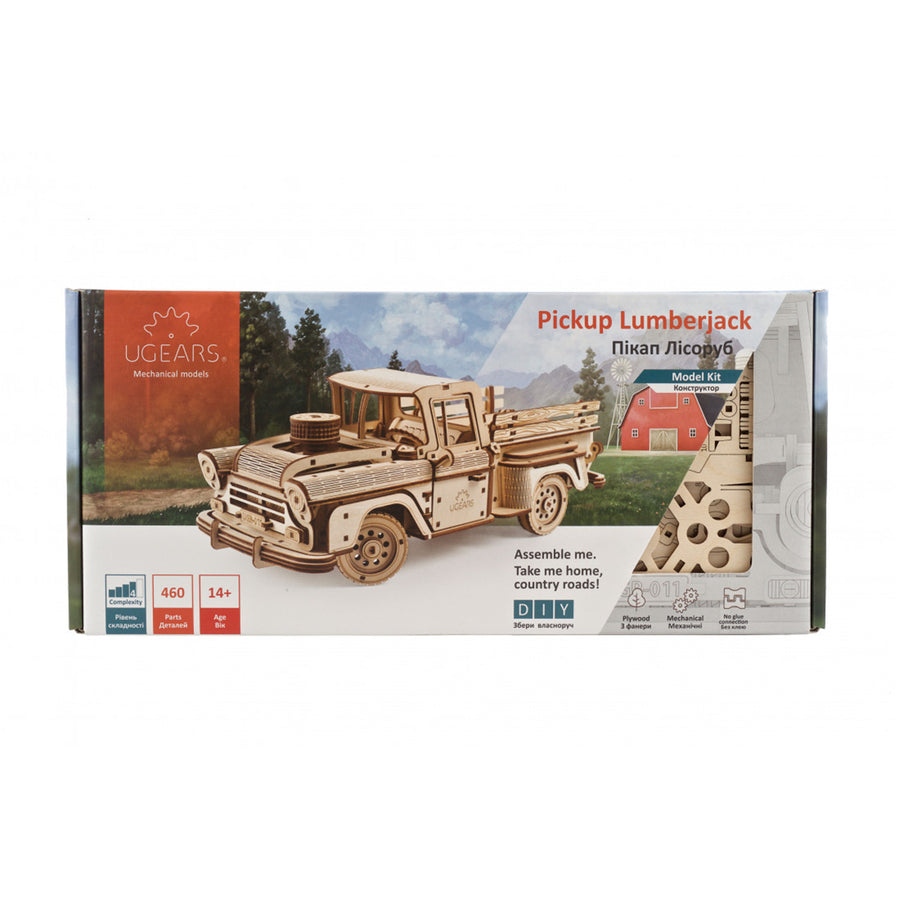 121430 - Ugears Pickup Lumberjack