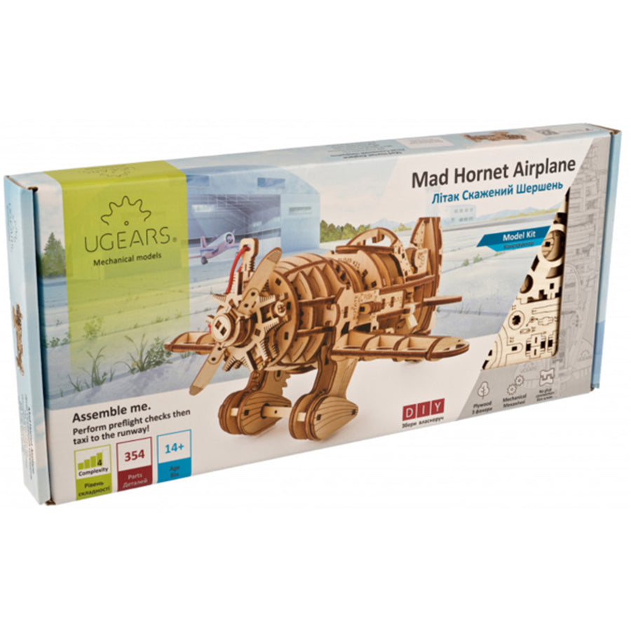 121553 - Ugears Mad Hornet Airplane