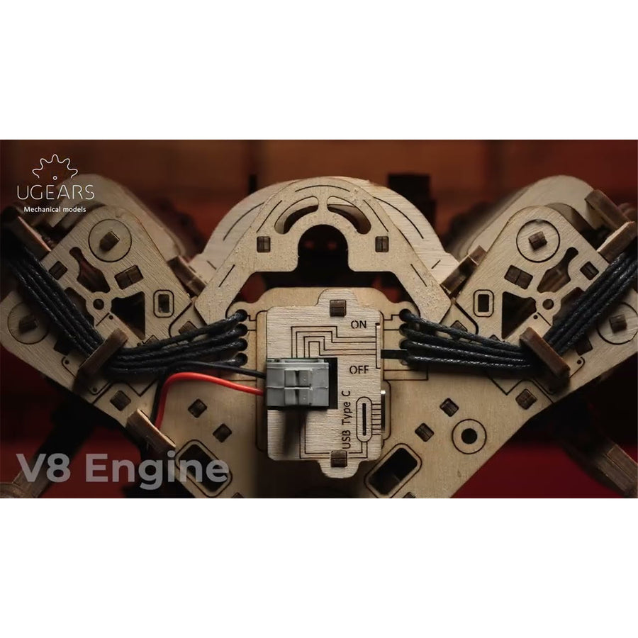 122314 - Ugears V8 Engine