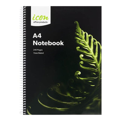 ISNBSC002 - Okin Spiral Notebook A4 Soft cover 240 pg