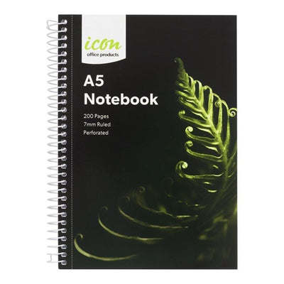 ISNBSC003 - Okin Spiral Notebook A5 Soft cover 200 pg