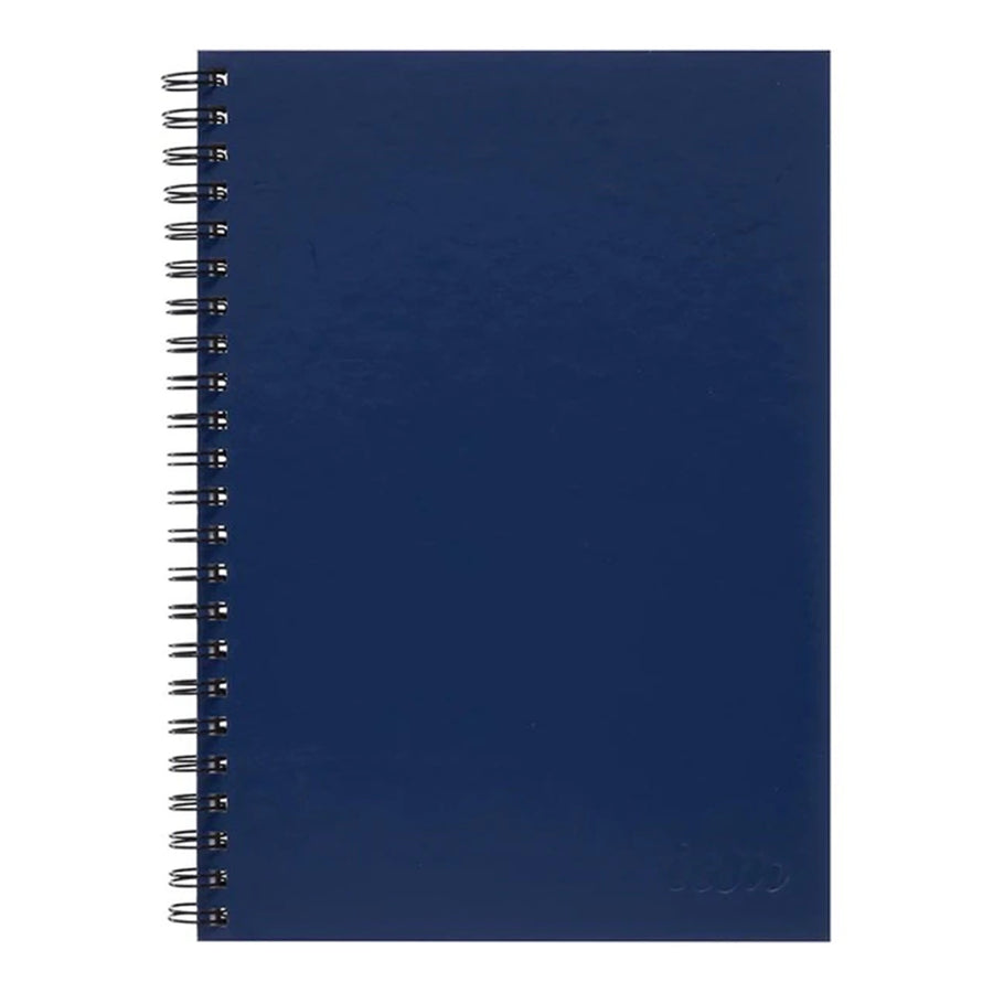 Okin ISNBHC006 - Icon Spiral Notebook A4 Hard Cover Blue 200 pg