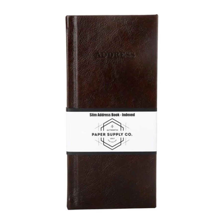 Okin VTSLIM - OSC Vintage Address Book Slimline Brown